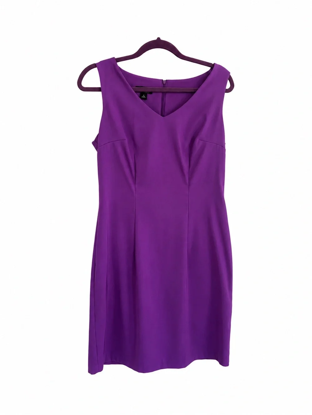 Alyx Sleeveless V-Neck Midi Dress in Purple